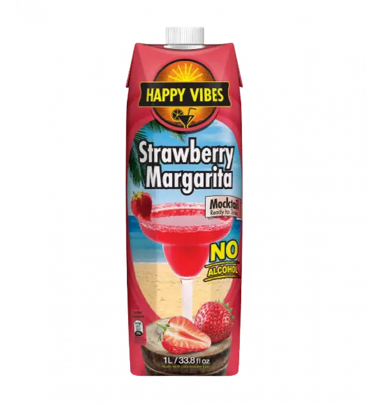 Happy Vibes Strawberry Margarita 1L