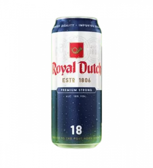 Royal Dutch 18% Lager Beer Can
