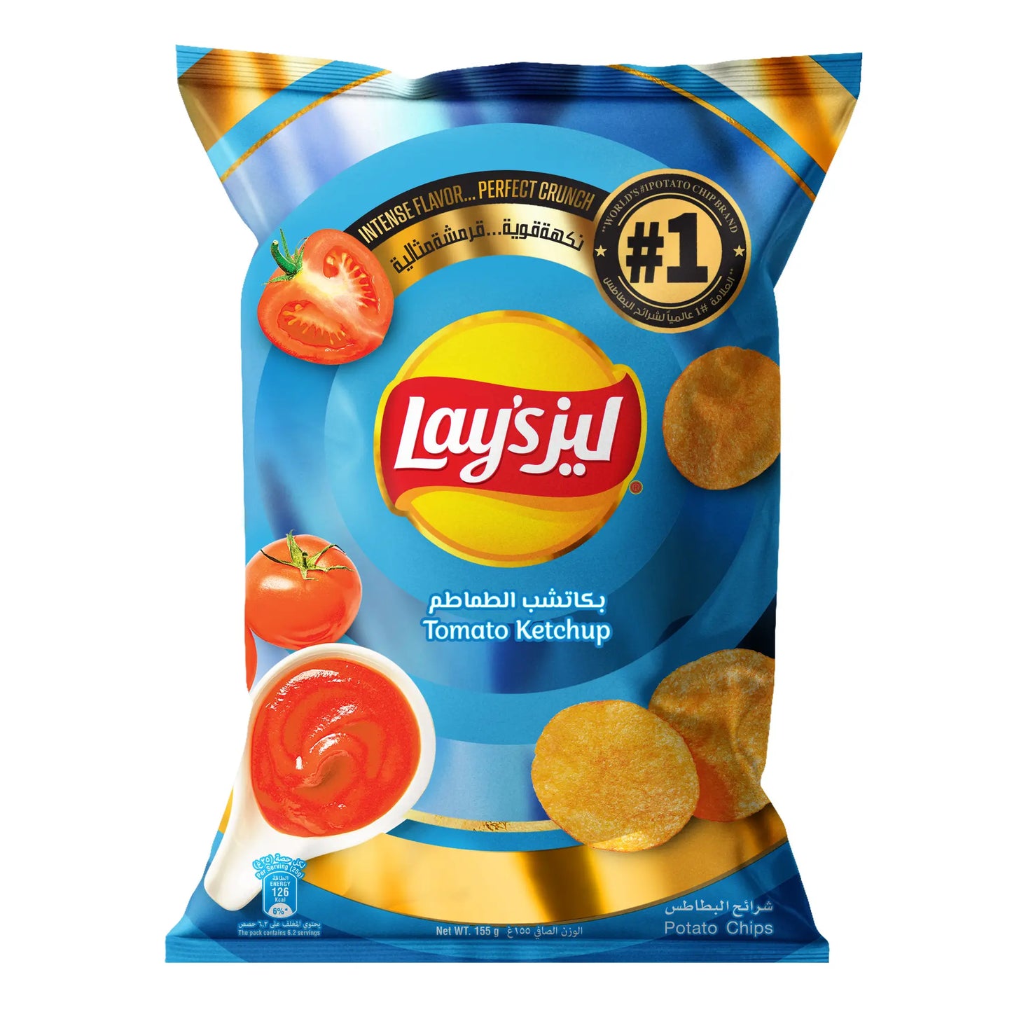Lays chips ketchup large